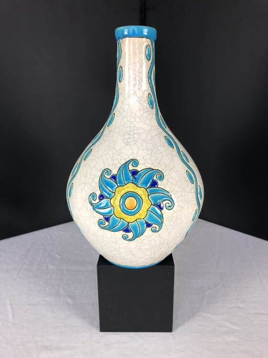Boch Frere Keramis Pottery Vase